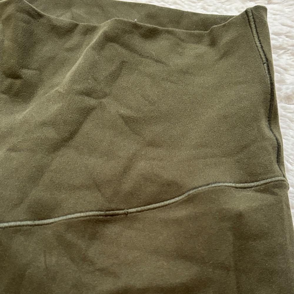 Aerie Olive Green High Waisted Leggings - Picture 2 of 7
